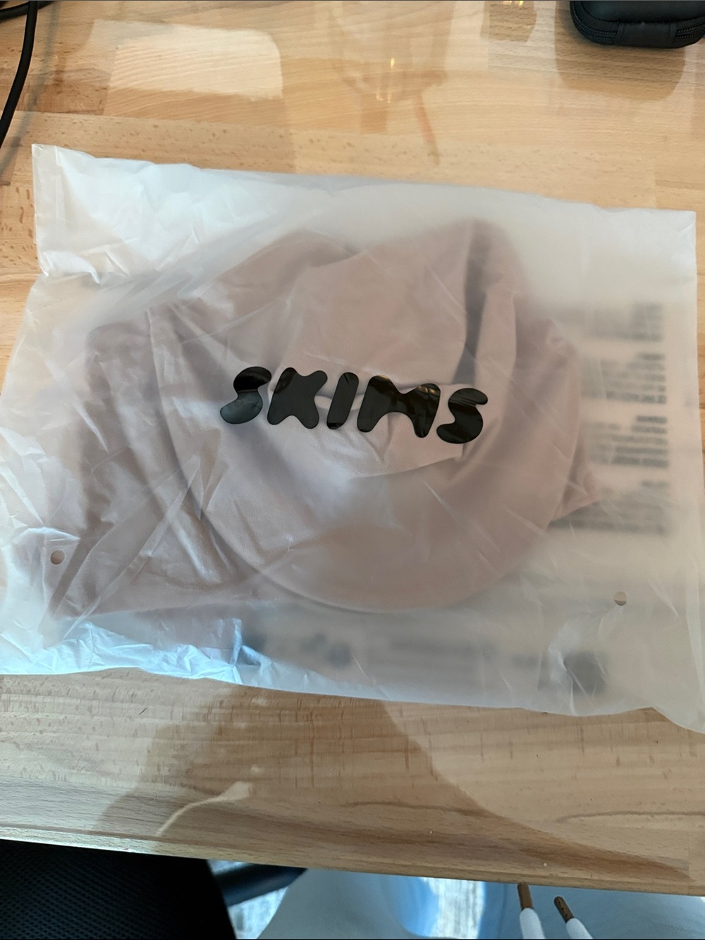 SKIMS Light Taupe Seamless Shapewear Cap